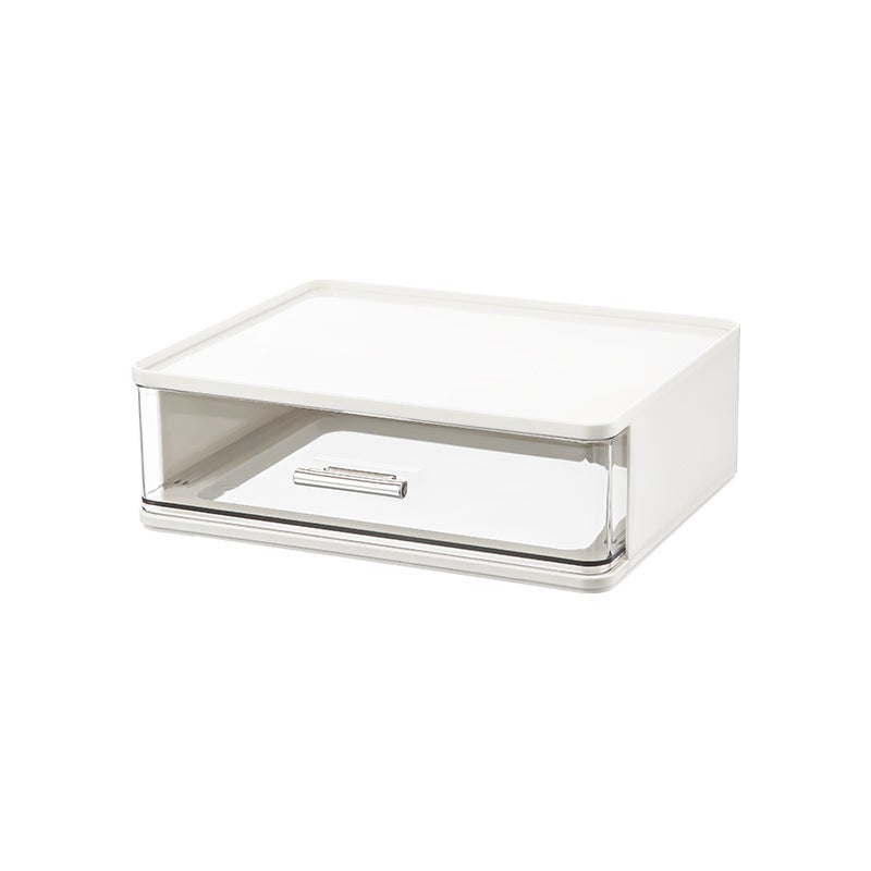 Desktop Storage Box Cosmetics Lipstick Makeup Brush Storage Box Drawer-Type Multi-Layer Storage Rack Stationery Storage Cabinet - Image 1
